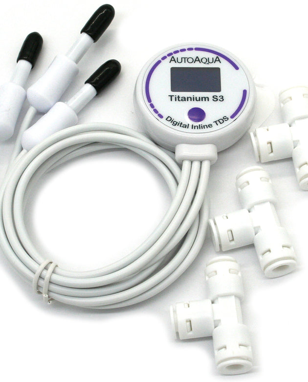 AutoAqua Digital Inline TDS - Titanium S3