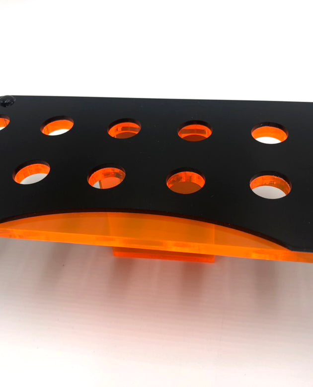 Eshopps ALPHA RACK MEGA (12 holes) (Neon Orange Frag Rack)