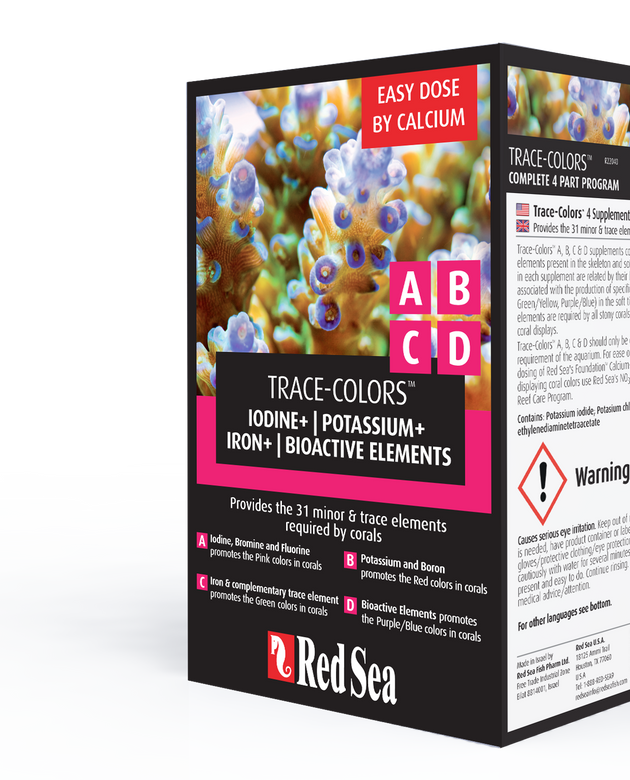 Red Sea Trace Colors ABCD 4-Pack (4@100ml)