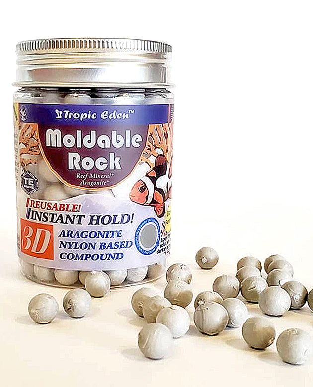 Tropic Eden 3D Moldable Rock - Gray Aged Reef Rock 4oz