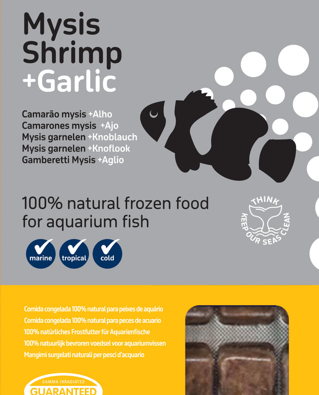 Gamma Blister Pack: Mysis Shrimp + Garlic