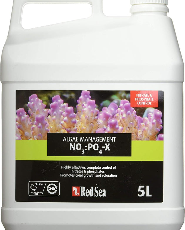 Red Sea NO3:PO4-X Nitrate & Phosphate reducer 5 Liter Jug