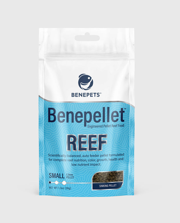 Benepets Benepellet Reef Small (1.7mm Pellet) - 1.3 oz Pouch