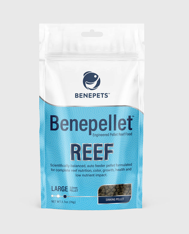 Benepets Benepellet Reef Large (3.0mm Pellet) - 2.7 oz Pouch