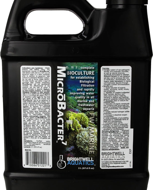 Brightwell Aquatics MicroBacter7 - Complete Bioculture for M