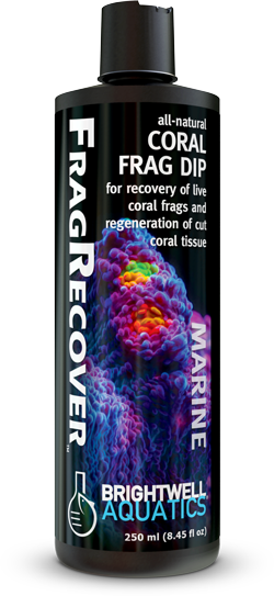 Frag Recover, natural herbal dip to prevent infection of fragmented coral piecess 250 ml /8.5 fl. oz.