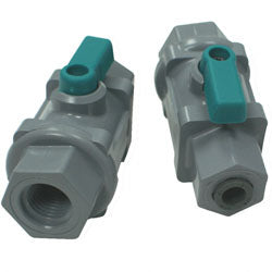 In-line Ball Valve - 1/4 inch Mur-lok x 1/4 inch Female NPTF
