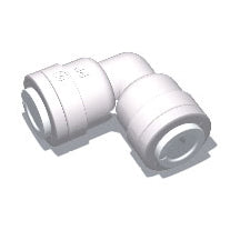Mur-lok Tube Union 90 Elbow - Push Connect 1/4 x 1/4