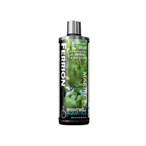 Brightwell Aquatics Ferrion- Liquid Iron Supplement for Reef Aquaria and Refugia 500 ml / 17 fl. oz.