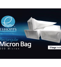 Eshopps Rectangle 300 Micron Bag - 3 PACK