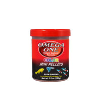 Omega One Color Mini Sinking Pellets Fish Food 3.5 oz #61381