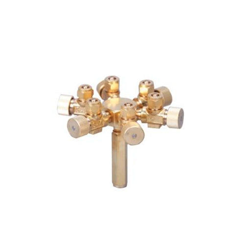 ISTA - Metal CO2/Air Flow Regulator - 6 ways