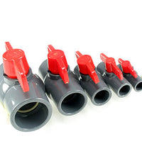 DURA PVC Valve - S1-007G - 3/4 inch Compact Ball Valve - Gra