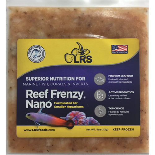 fish frenzy tropical fish & accessories LRS Reef Frenzy Nano 4oz
