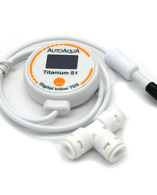 AutoAqua Digital Inline TDS - Titanium S1