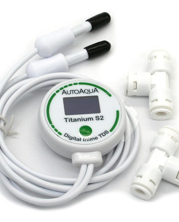 AutoAqua Digital Inline TDS - Titanium S2