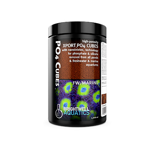 Brightwell Aquatics Xport-PO4 - 1/2 Cubes; Ferric Oxide doped 2 Litre