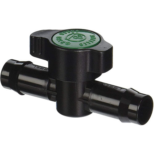 Two Little Fishies Plastic Barbed Aquatic Ball Valve 5/8