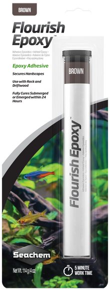 Seachem Flourish Epoxy - Brown - 114 g / 4 oz.