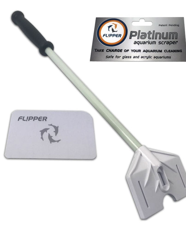(#13904) Flipper Platinum Aquarium Hand Scraper for Glass and Acrylic Tanks 10