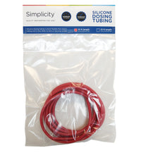 Simplicity Heavy-Duty Silicone Dosing Pump Tubing - Red - 10 Feet