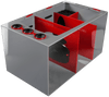 Bashsea Smart Series 30x18x16 Sump - RED