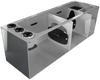 Bashsea Smart Series 48x15x16 Sump - WHITE