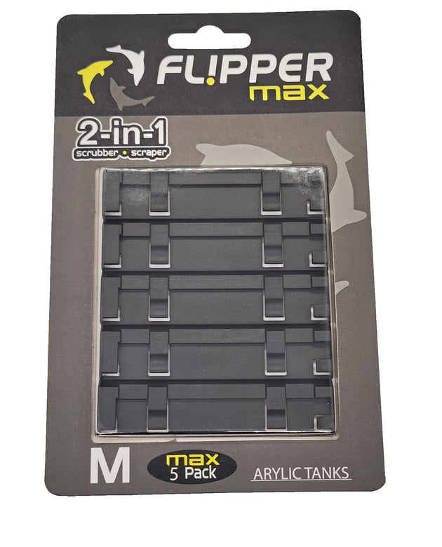 Flipper Cleaner MAX ABS Blades - 5pk - For Acrylic Tanks