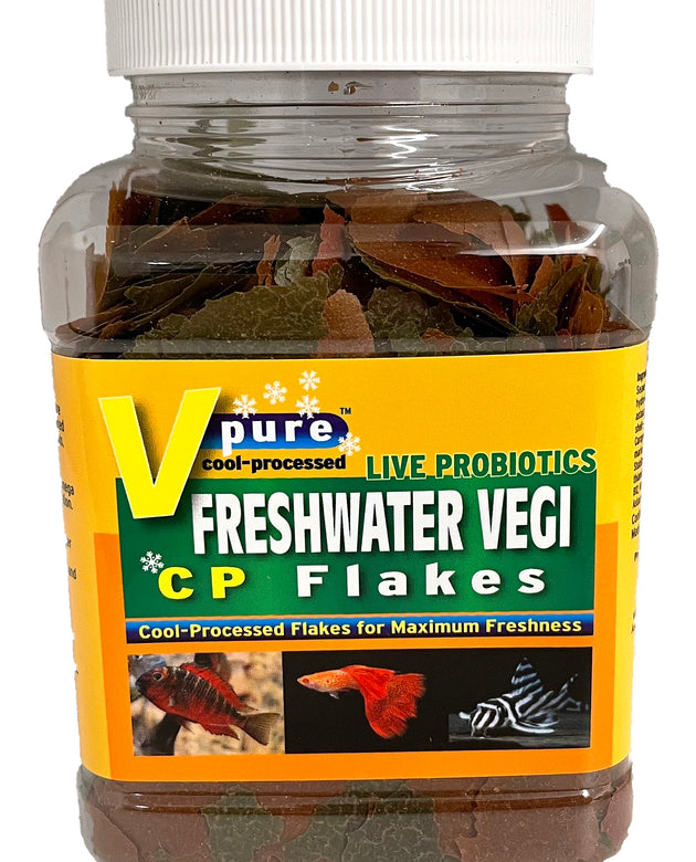 FRESHWATER VEGI CP FLAKE FOOD 3 oz