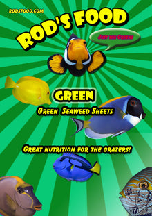 (#85039000221)  Rod's Food Seaweed 30gram - Green