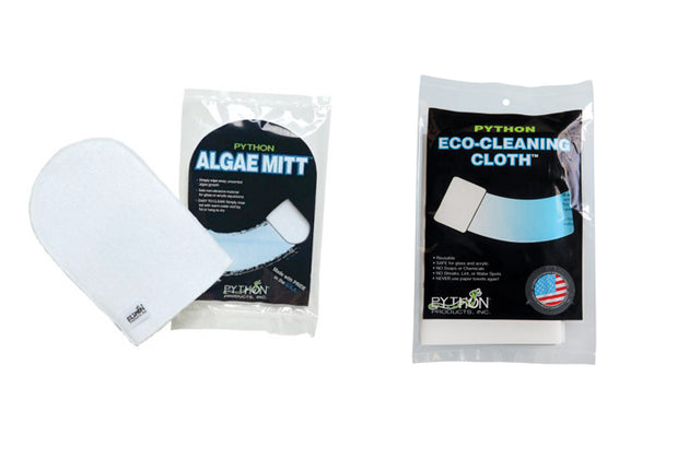 Python - ACCESSORIES - Cleaning Combo Value Pack (Eco-Cleaning Cloth and Algae Mitt)