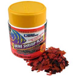 Ocean Nutrition Brine Shrimp Plus Flake Fish Food - 1.2 oz/34 g