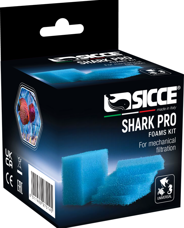 (8011469975145) SHARK PRO Sponges (4pcs. 20ppi, 1pc. 30ppi)