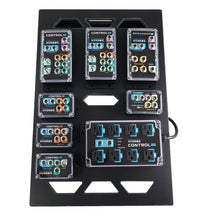 Black Aquarium Controller Board Wire Management System