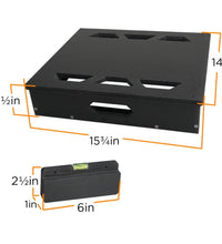 Mini Black Aquarium Controller Board Wire Management System