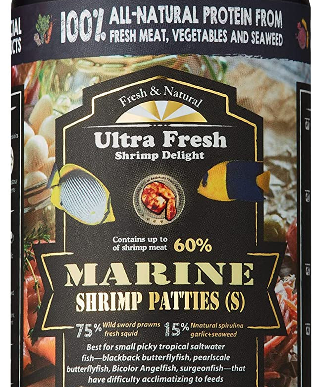 (#800071) Ultra Fresh MARINE shrimp patties(S) 120ml / 53g