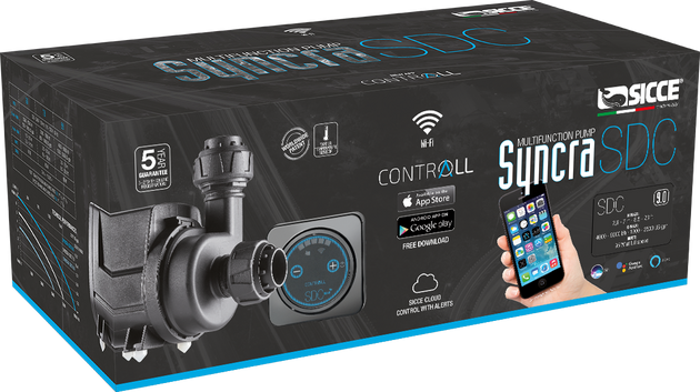 (RSYD03U/A) Sicce Syncra SDC 7.0 Controllable Pump - 800-1900gph