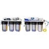 500 GPD 7-Stage RO/DI Blue Fin PRO Light Commercial System w/Booster Pump - AquaFX