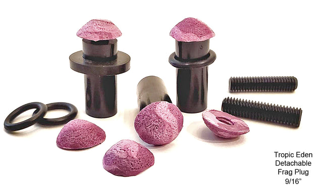 Tropic Eden Detachable Coral Frag Plug Round - 9/16