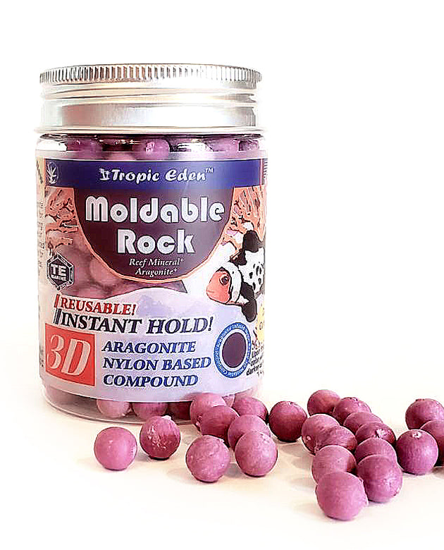 Tropic Eden 3D Moldable Rock - Dark Coralline 4oz
