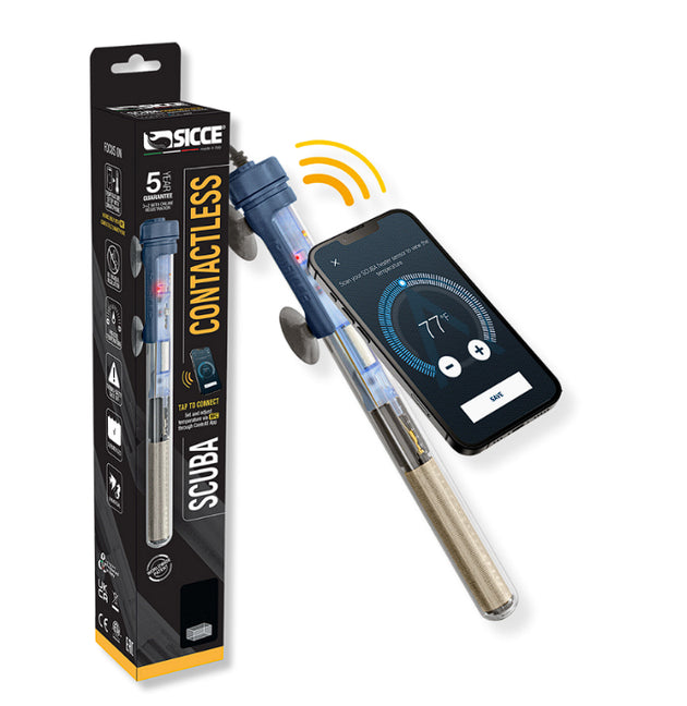 Sicce SCUBA ContactLess 200 - Submersible Heater - 200 Watt