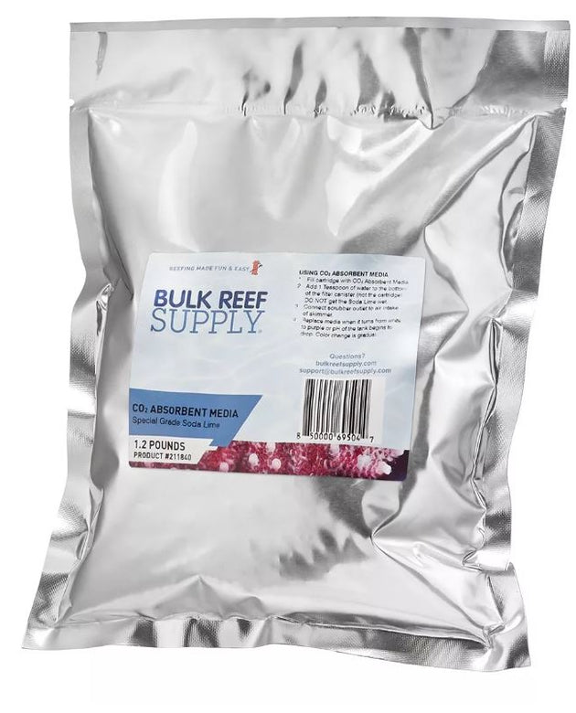BRS 1.2 lbs (Single Cartridge Refill) Color Changing CO2 Absorbent Media