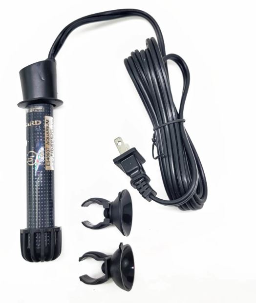 Lifegard Aquatics Pre-Set Quartz Glass Heater 100 Watt UL Listed and with Electronic Control