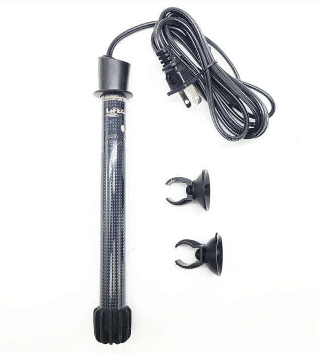 Lifegard Aquatics Pre-Set Quartz Glass Heater 200 Watt UL Listed and with Electronic Control	