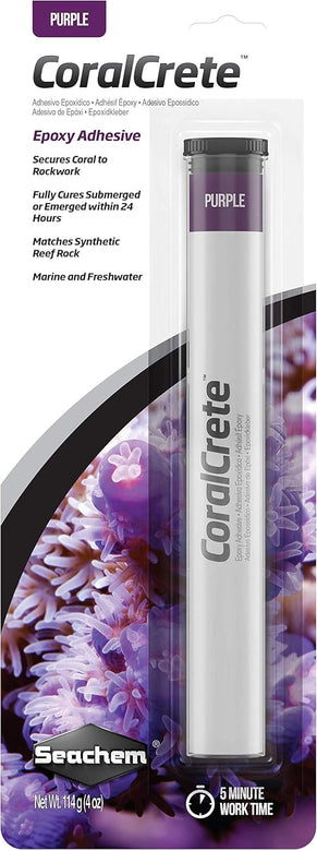 Seachem - Saltwater - CoralCrete - Purple - 114 g / 4 oz.