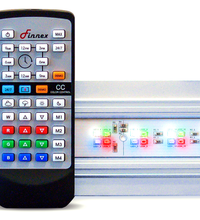 30in 24/7 automated light, 28 pcs each daylight/red/green/blue LED