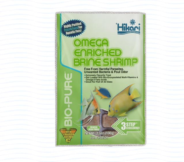 Hikari Frozen Omega Enriched Brine Shrimp - 3.5 oz