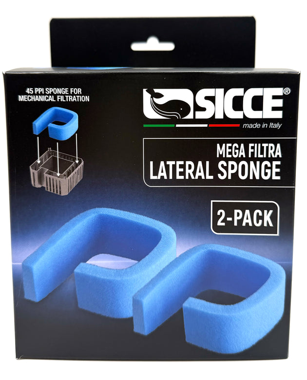 MEGA FILTRA Replacement lateral Blue Sponges (2units) (SSP0050)