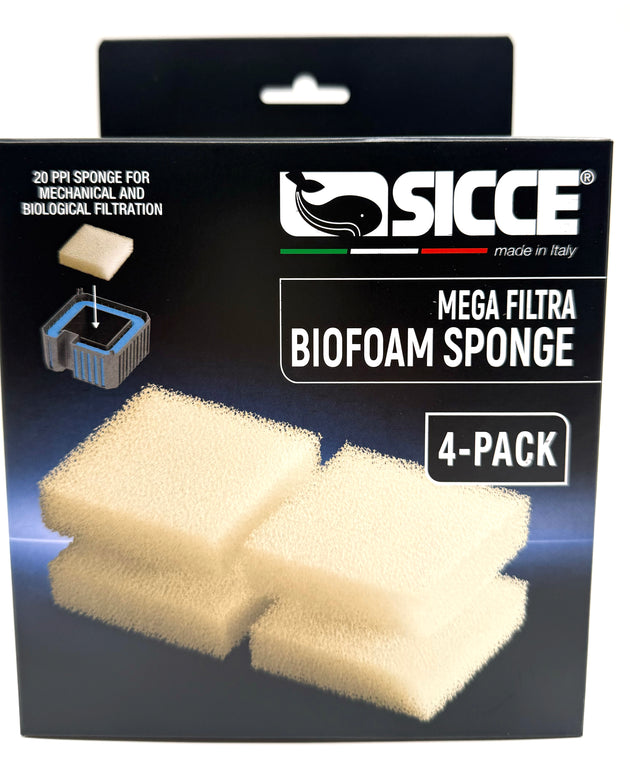 MEGA FILTRA Replacement Biofoam Sponges (4units) (SSP0049)