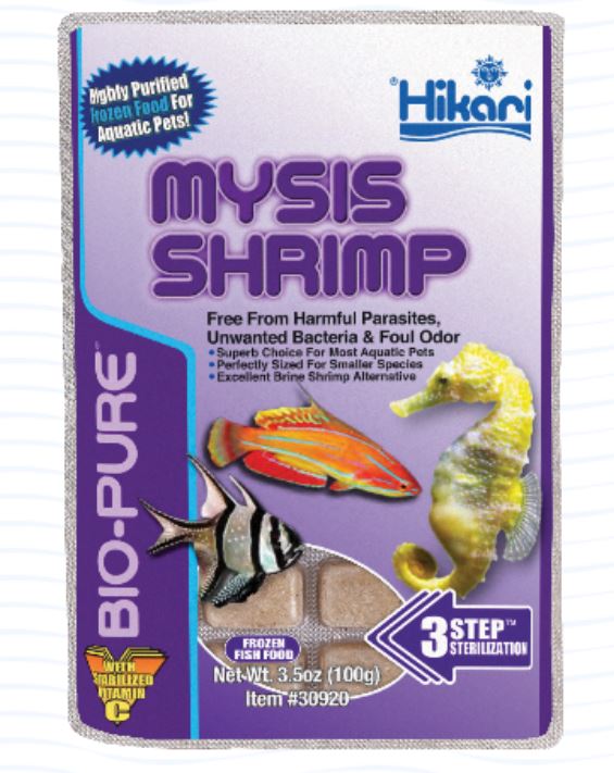 Hikari Bio-PureFrozen Mysis Shrimp - Flatpack - 8 oz